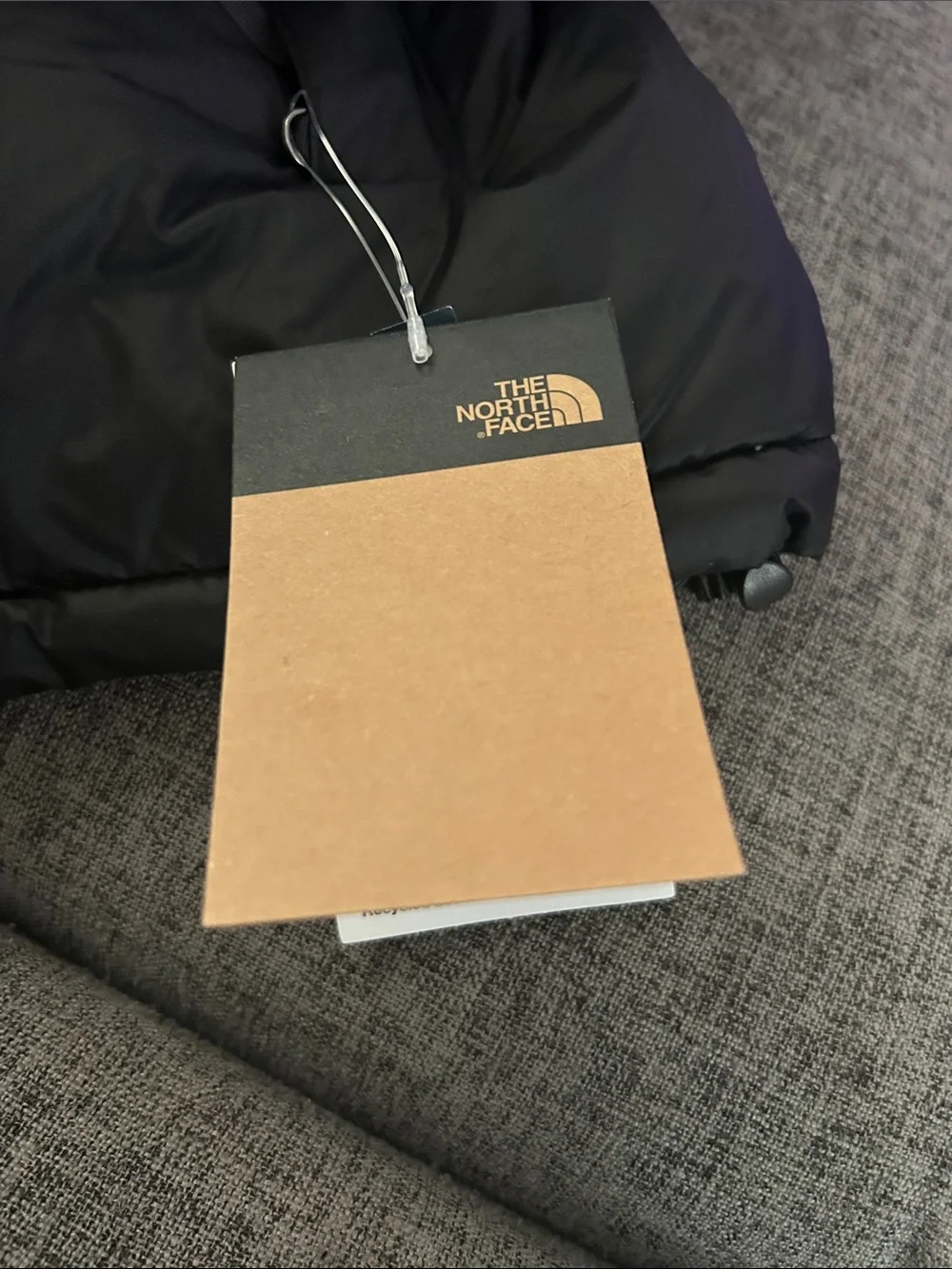 The North Face Black Quilted Down Jacket Nuptse 700 retro
